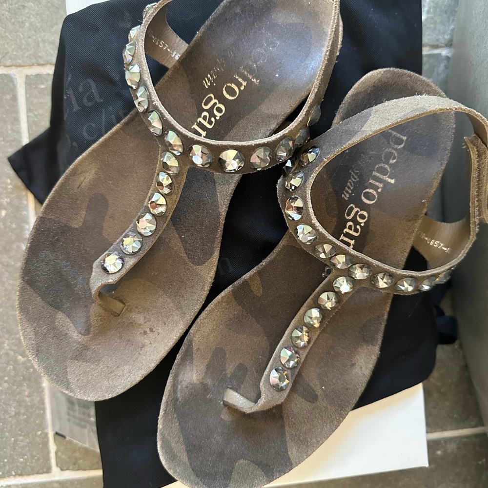 Pedro Garcia Camo t strap sandals size 36